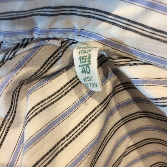 Luigi Borrelli Napoli Striped Dress Shirt - Picture 5 of 5